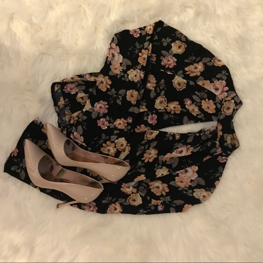 Floral crop top